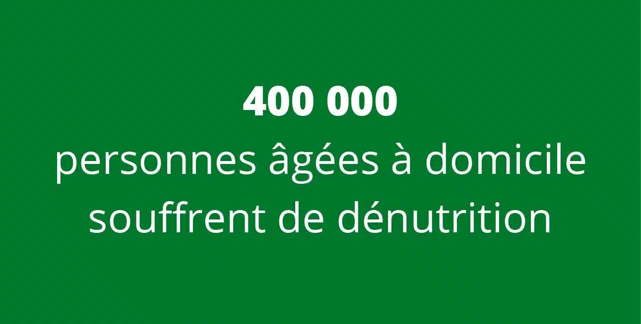 400 000 personnes âgées à domicile souffrent de dénutrition